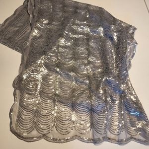 Sequin Lace Scarf